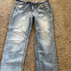 No holes or stains, lightly worn